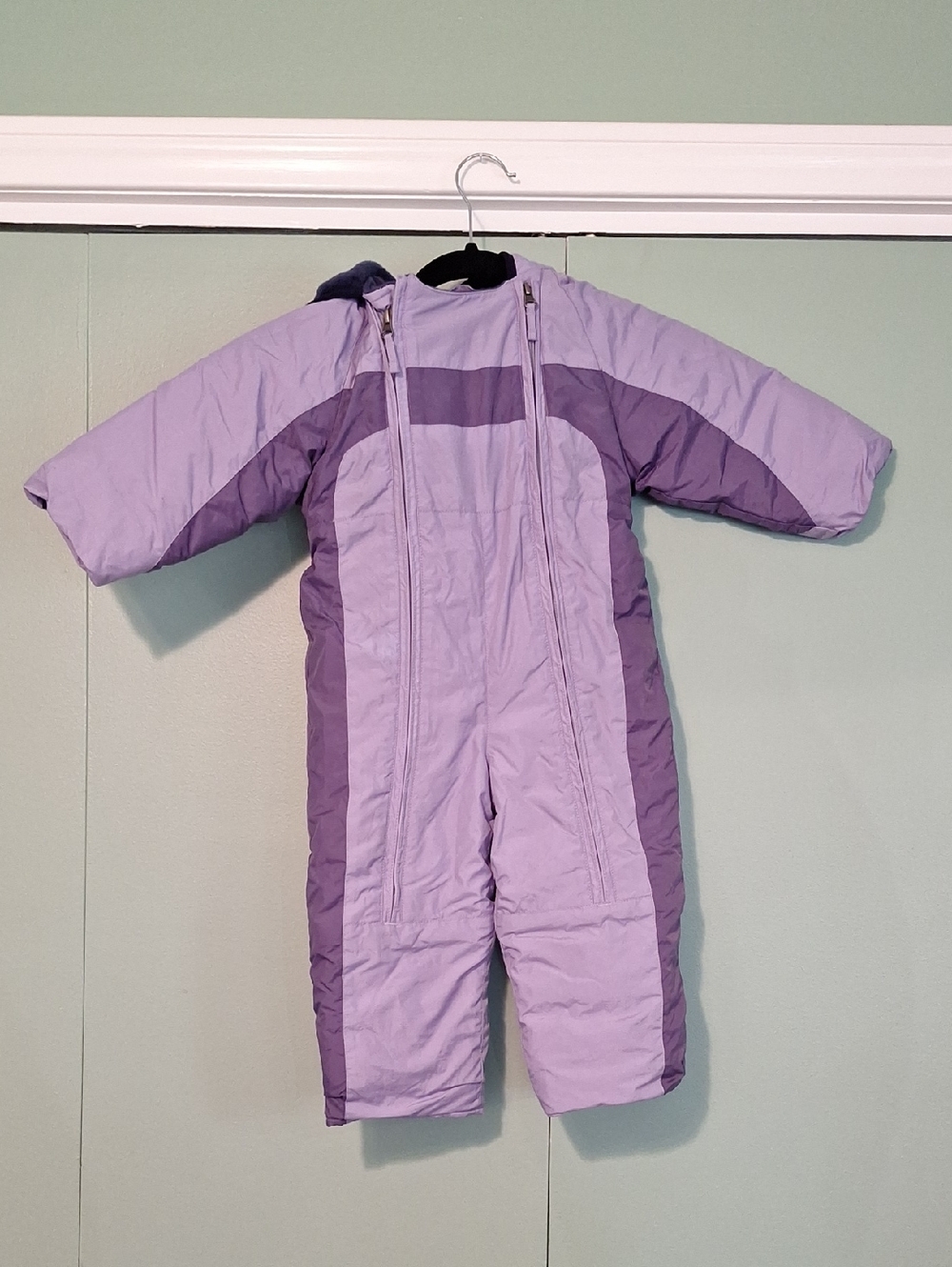 L.L Bean Toddlers Purple Snowsuit Size 2t